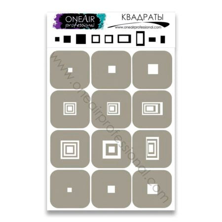 OneAir Squares Stencils