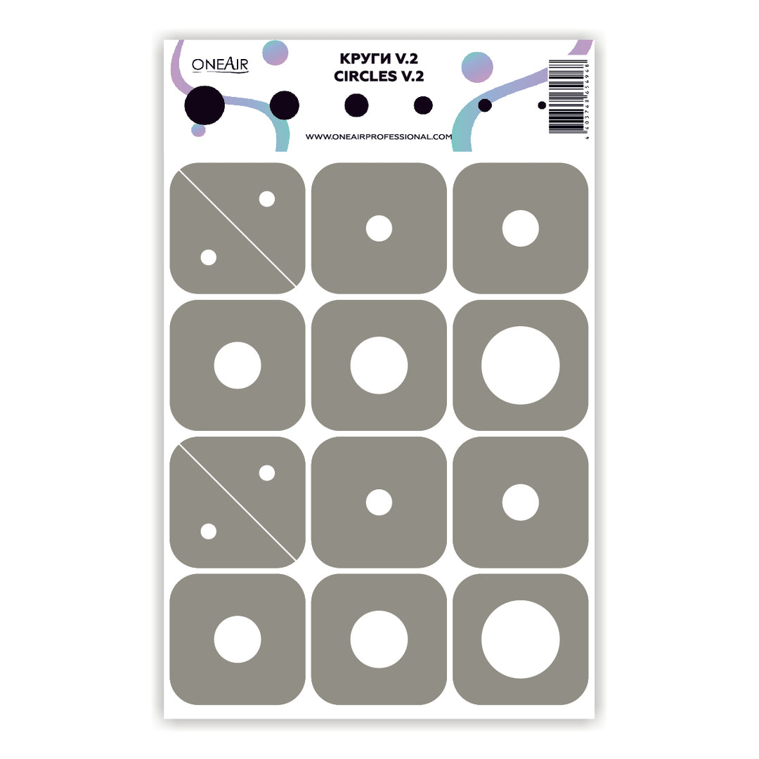 OneAir Circles V2 Stencils