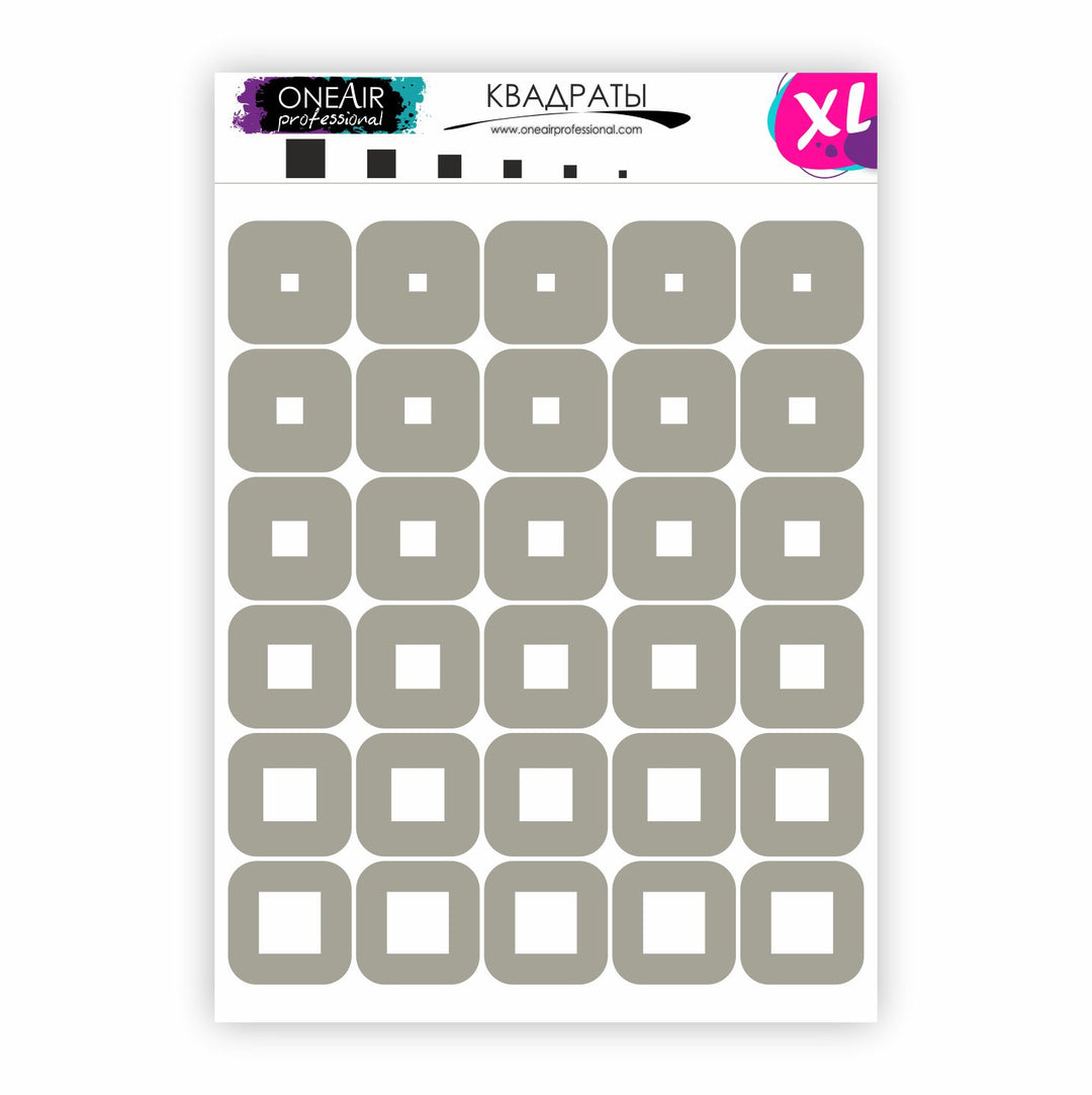 OneAir XL Square Stencils