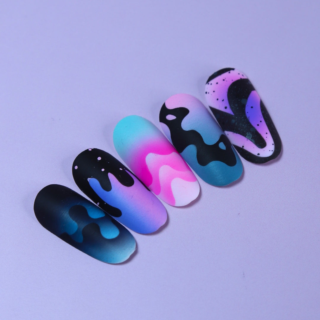 OneAir XL Art Waves Airbrush Stencils