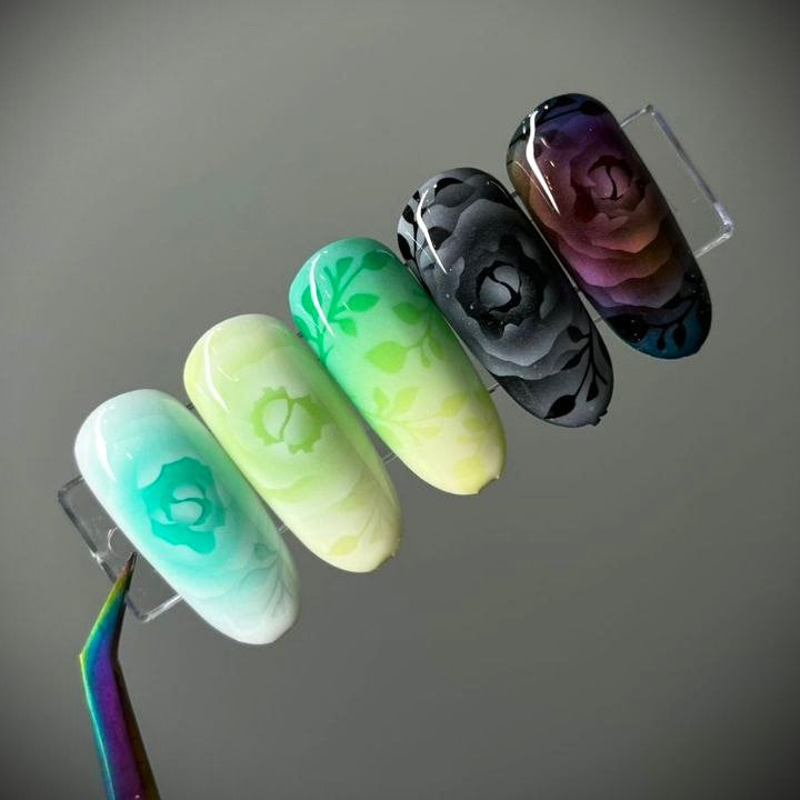 OneAir XL Art French Airbrush Stencils